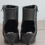 Black open toe leather Heels Image 4