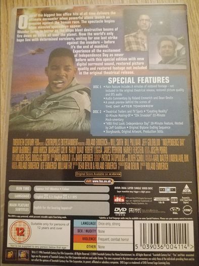 DVD Independence Day