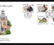 1988 Guernsey Birth Centenary of Frederick Corbin Lukis (Archaeologist) Commemorative Stamps Official First Day Cover (FDC)