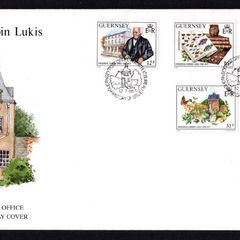 1988 Guernsey Birth Centenary of Frederick Corbin Lukis (Archaeologist) Commemorative Stamps Official First Day Cover (FDC)