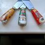 Set of 3 Jo!e  Christmas Spreader Knives. Image 2