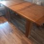 Dining drop leave solid oak tabel Image 7