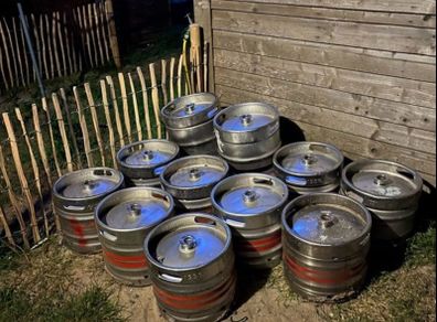 empty kegs