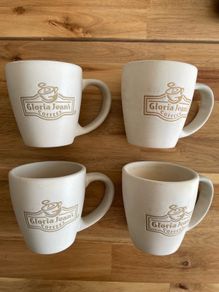 Four Gloria Jean's Coffee Mugs