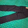Gallery navy cotton sateen pants, size 10 Image 3