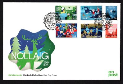 2019 Ireland Christmas Commemorative Stamps An Post First Day Cover (FDC)