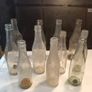 11 X Vintage Irish Clear Glass Bottles Image 2