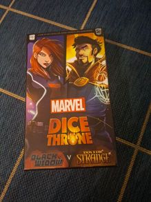 Marvel Dice Throne Black Widow vs Doctor Strange Boardgame