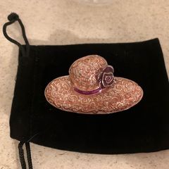 Vintage Signed Liz Claiborne Brooch 1985