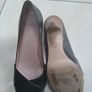 Office leather  black heels 5 Image 4