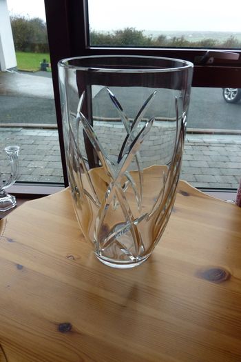 Large Waterford Crystal vase (John Rocha)
