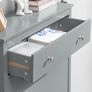 Shoe Cabinet Shoe Chest of Drawers grey elegant style Image 3