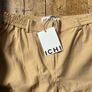 ICHI - mustard wide leg trousers Image 2