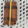 Leather saddlebags rustic tan Image 7