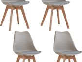 Set of 4 High quality retro styled dining chairs
