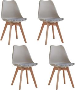 Set of 4 High quality retro styled dining chairs