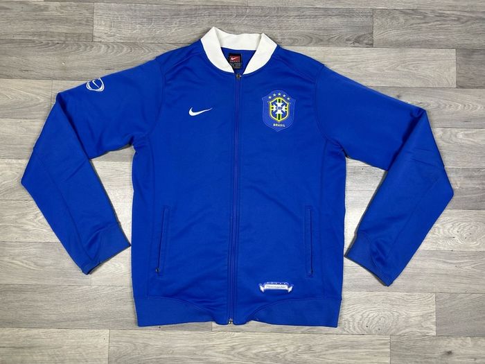 Vintage 2006 Nike Brazil Anthem Jacket Mens Large