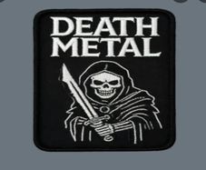 Death Metal Iron / Heat transfer Patch