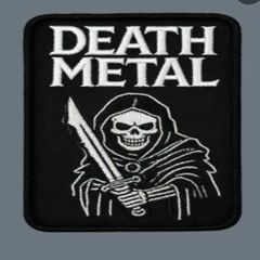Death Metal Iron / Heat transfer Patch