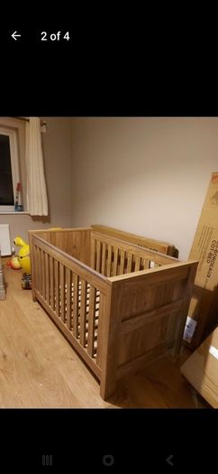Cotbed and changing table