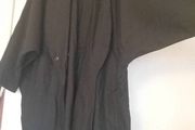 Black wool mix Coat