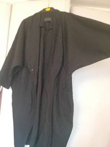 Black wool mix Coat