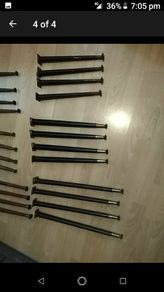 Vintage Ebonized Legs