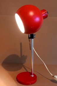 Space age crane lamp
