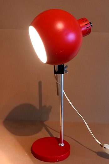 Space age crane lamp