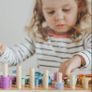 Jaques of London Wooden "Count & Stack" Montessori Educational Toy Image 8