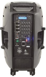 QTX MIXCAB-15 Portable PA w/ Mixer Bluetooth