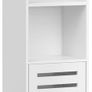 Tall boy bathroom cabinet rustic brown or white Image 5