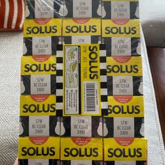 Solus light bulbs 75w x 15 new and unopened