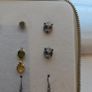 Stud tiger earrings silver 925 stamp Image 3