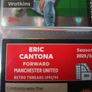 Eric Cantona Retro Threads 1993/94 Topps Manchester United Card Image 2