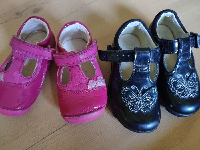 Clarks baby girl first walkers shoes lights up 3 4.5