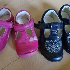 Clarks baby girl first walkers shoes lights up 3 4.5