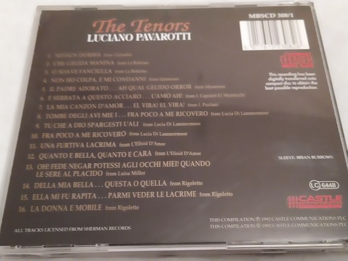The Tenors Pavarotti Cd