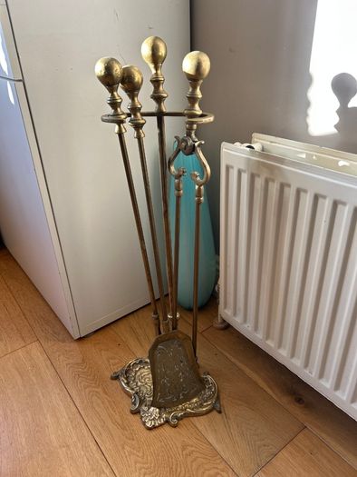 Vintage Brass Companion Set