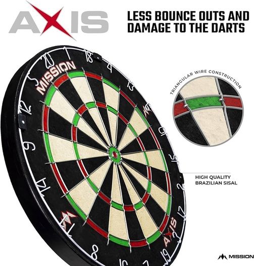 NEW SALE | Darts and Dartboard Complete Bundle Including Surround and Oche with 2 Sets of Darts, Black