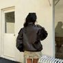 Women's Fashion Leather Jacket Image 3