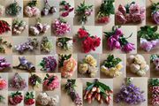 Artificial Flower Bundle - Pink + Purple