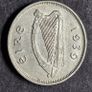Ireland Excellent 1939 Six Pence 6d coin Image 4