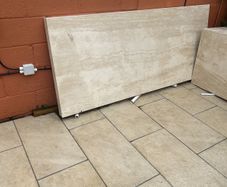 marble table top approx 6ft x 3ft. Base got damaged in transit. Extremely heavy