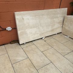 marble table top approx 6ft x 3ft. Base got damaged in transit. Extremely heavy