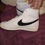Nike White Blazer Mid runners size 6.5 Image 6