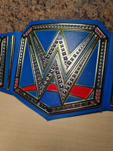 Kids Junior Wwe Wrestling Belt Universal Champion Blue Mattel 2014