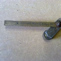Old honing guide for plane blades Old woodworking tool