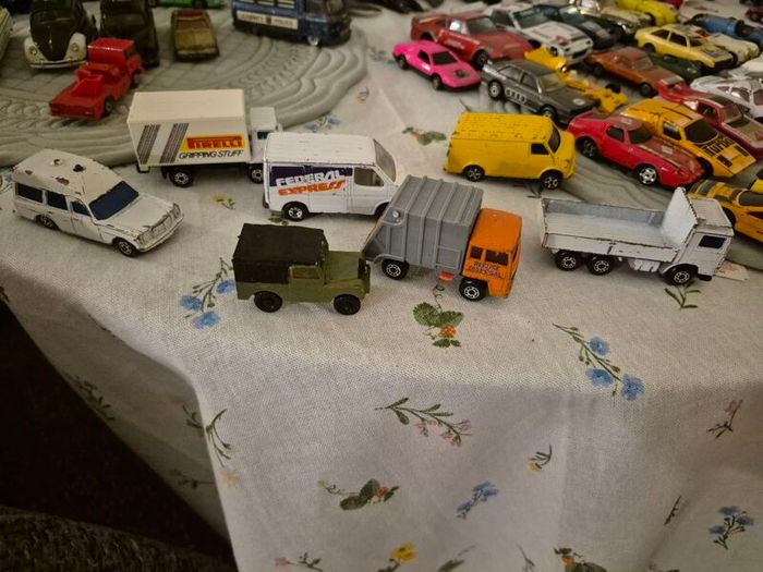 large Vintage Diecast Toy Collection Matchbox, Corgi, Batman & More