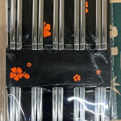 Stainless Steel bamboo sushi Chopsticks Gift Set